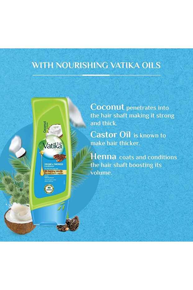 VATIKA CONDITIONER VOLUME&THICKNESS 400ML - 2