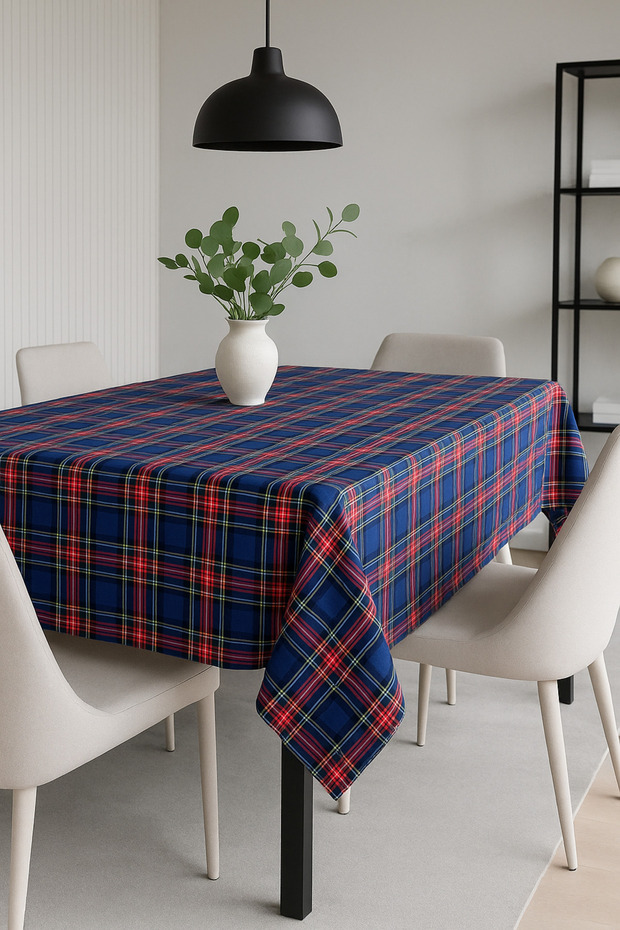 Scottish Pattern Christmas Tablecloth - 3