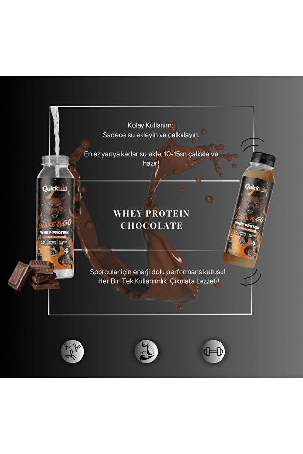 - Shake & Go 40g Whey Protein - 6lı Paket - 3