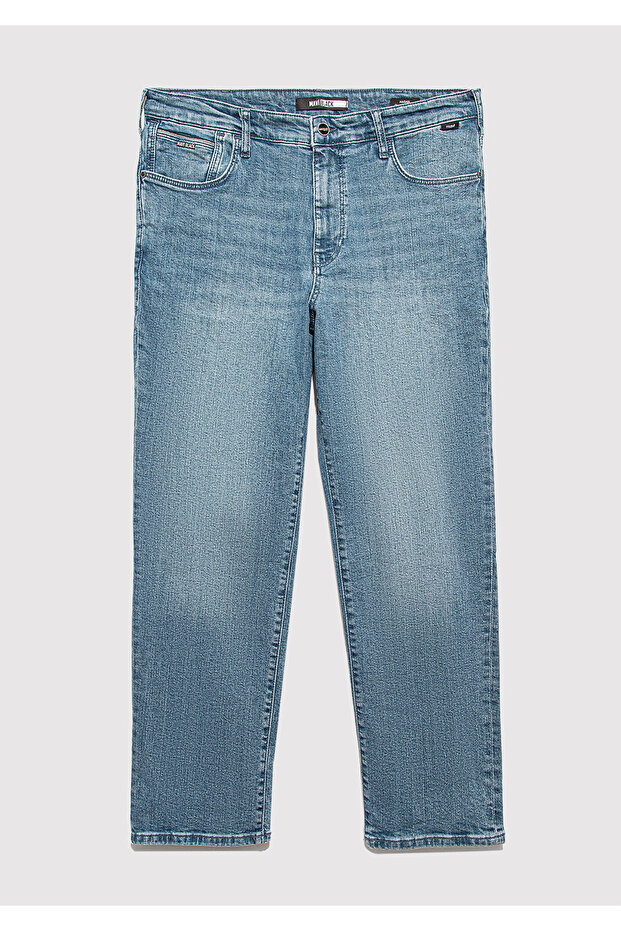 Hasan Blue Black Hazy Dark Blue Jean Trousers 0006689562