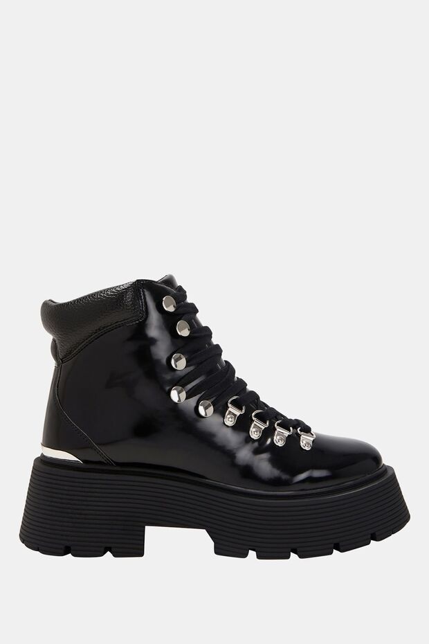 Jenifer Kadın Siyah Kalın Tabanlı Bot - 5