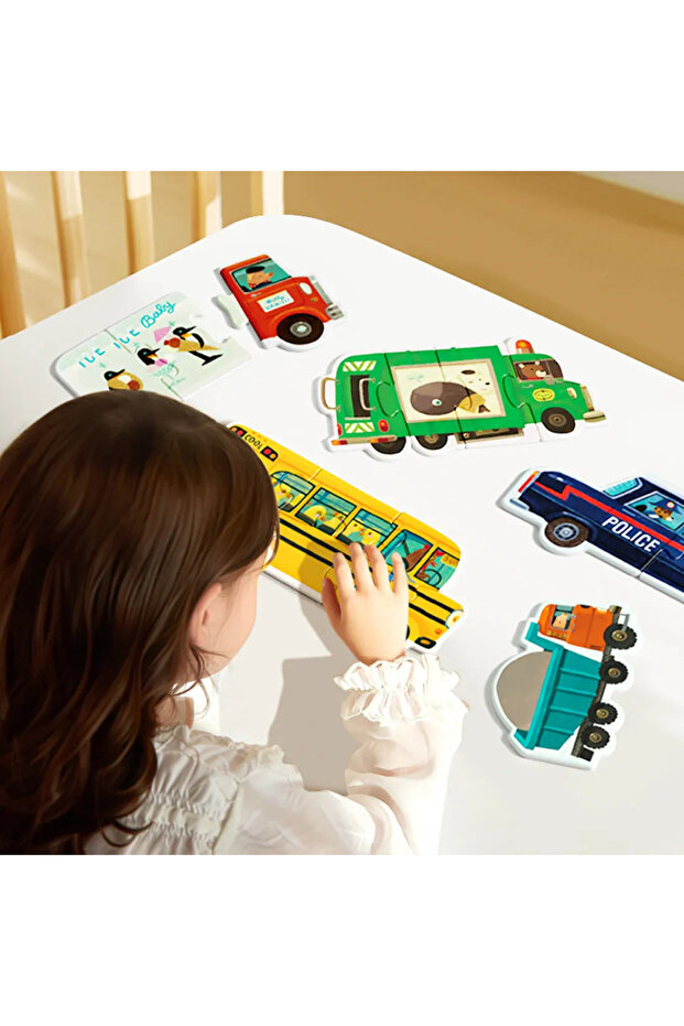 My First Puzzle - Hareketli Arabalar - 3