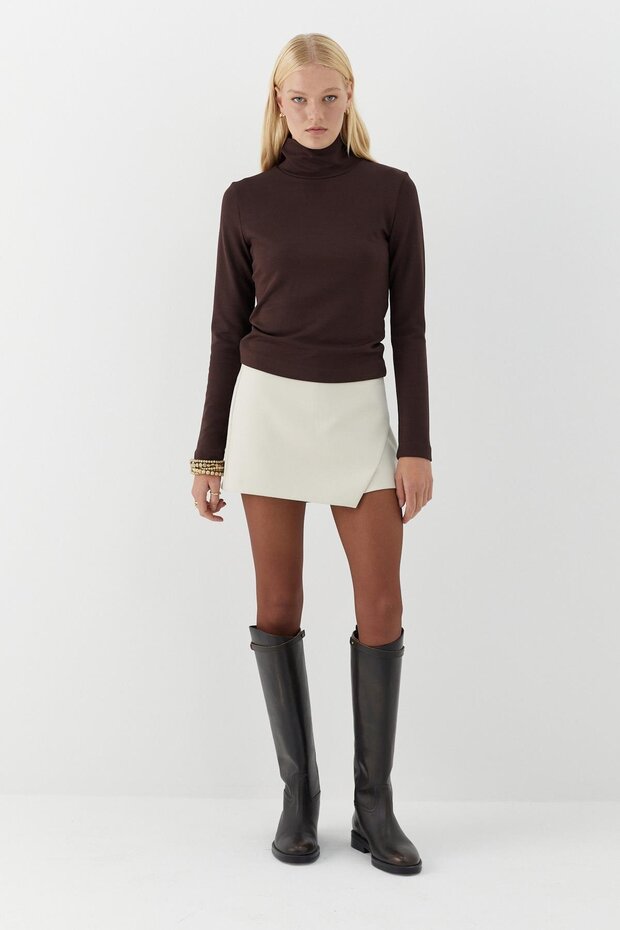 Бойфренд-боді коричневий - 3