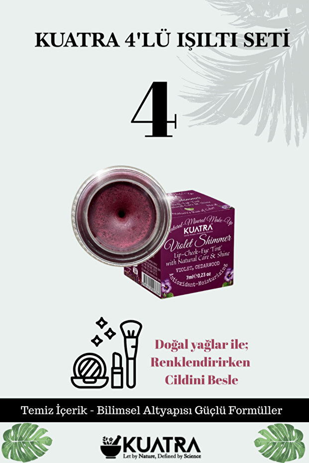 Dörtlü Işıltı Seti - 6