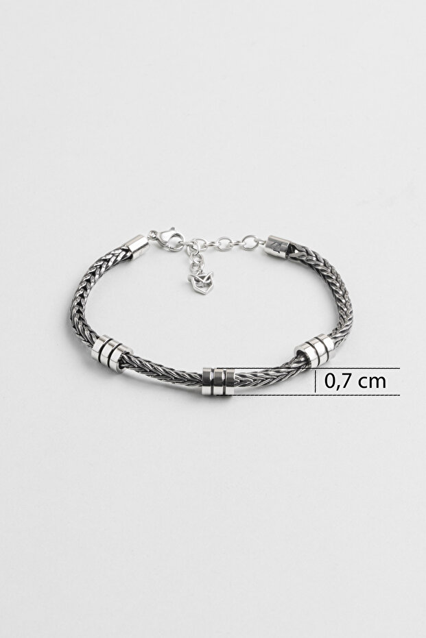 Samuray 21 Cm Çelik Erkek Bileklik - 3