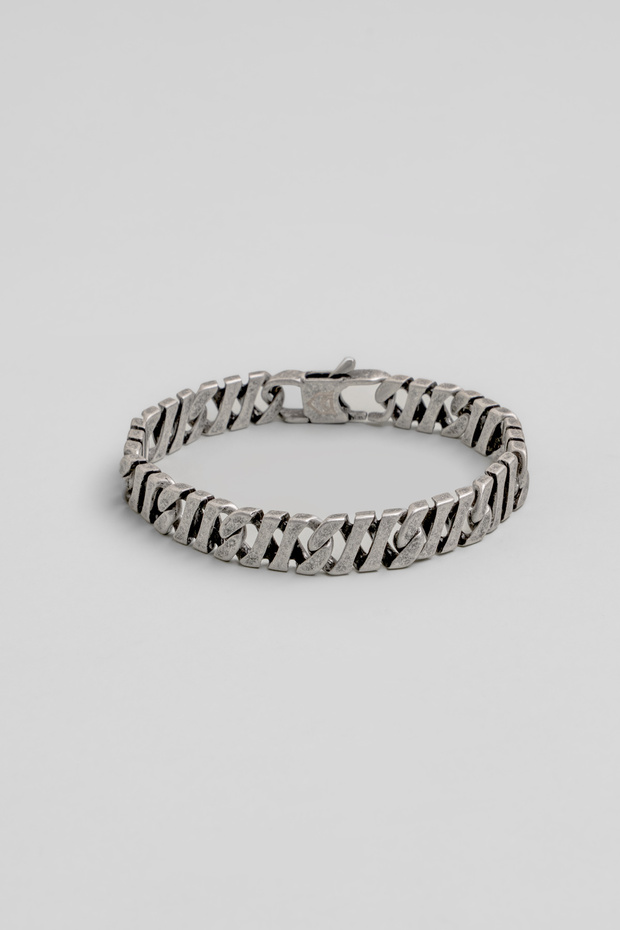 Şerit Model Çelik Erkek Bileklik - 1