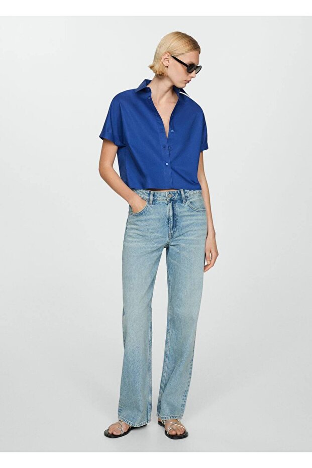 %100 pamuklu kısa gömlek - 2