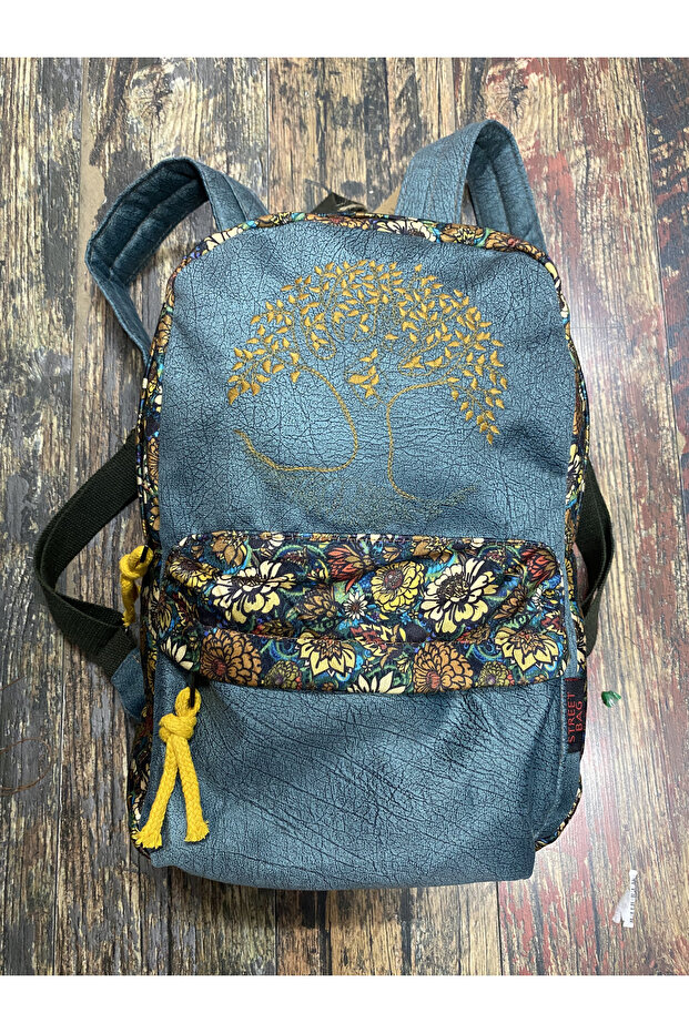 Tree of Life Embroidered Ethnic Authentic Bohemian Backpack Daily Travel Use