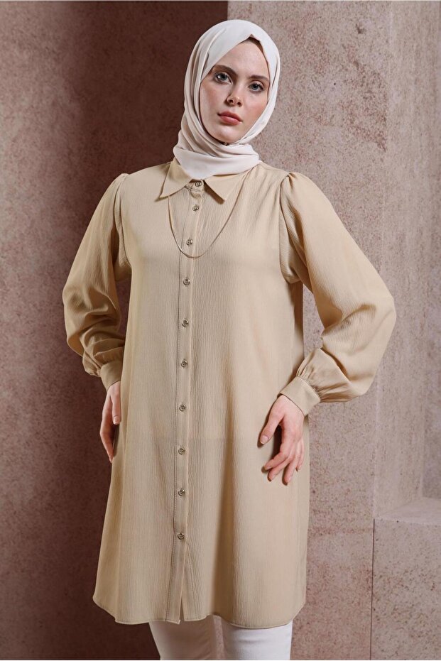 SHIRT COLLAR TUNIC 44474
