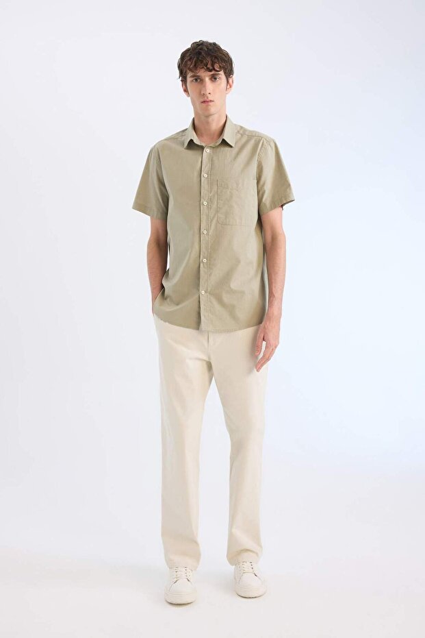 %100 Pamuk Basic Gömlek D7551AX25SP - 5