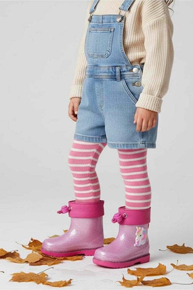 W10339-093 Bimbi Unicornio Glitter Çocuk Bot - 1
