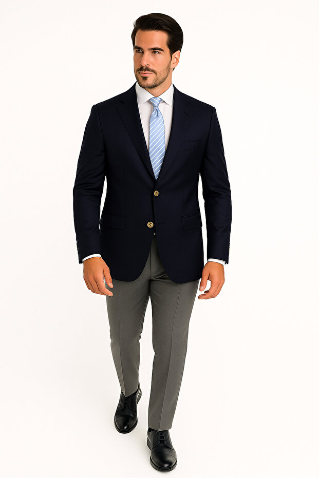 190s Klasik Blazer Ceket - 1