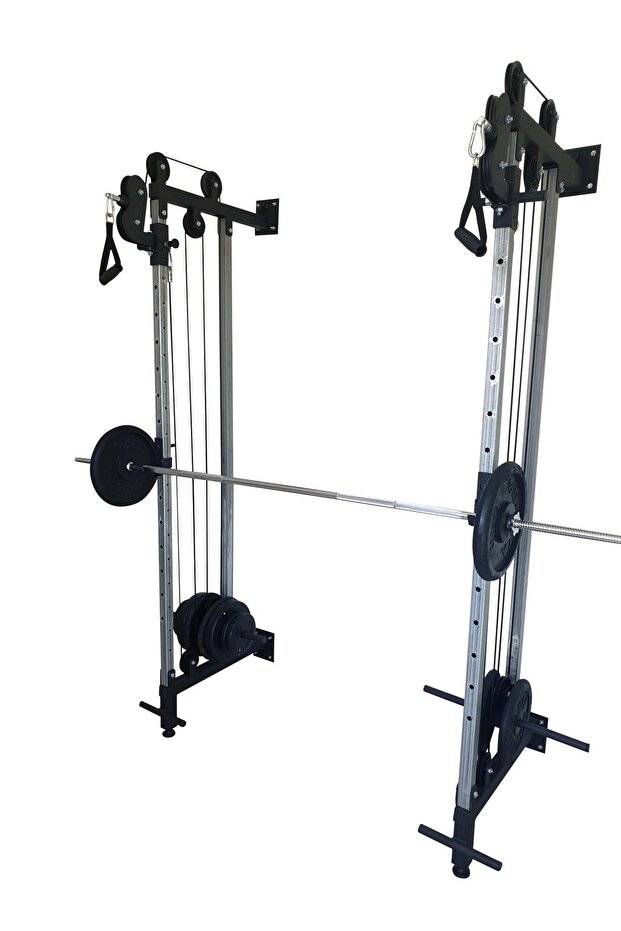 Esi Fitness LAT MAKİNE PRO -2 Çift Squat Bench Eklentili