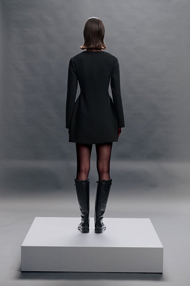 Exclusive mini elbise - 7