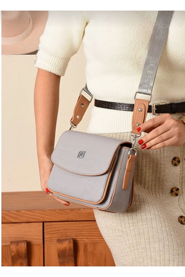 justpolo women's 5-compartment hand and shoulder bag