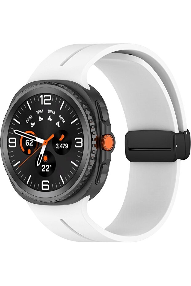 Sport Band For Samsung Galaxy Watch 8 40mm/44mm/Classic 46mmWhite