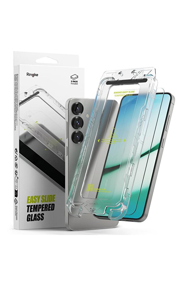 Samsung Galaxy S25 Plus Screen Protector | Easy Slide Tempered Glass | 2 Pack, W Installation Jig
