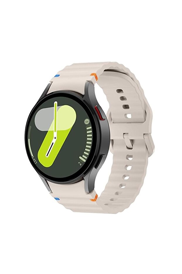 20mm No Gap For Samsung Galaxy Watch 7 6 5 4 Band 40mm 44mmBeige
