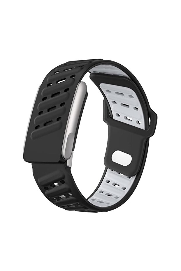 Silicone Sport Replacement Band For WHOOP 5.0, One, Peak, and Life - Black (Tracker not included)
