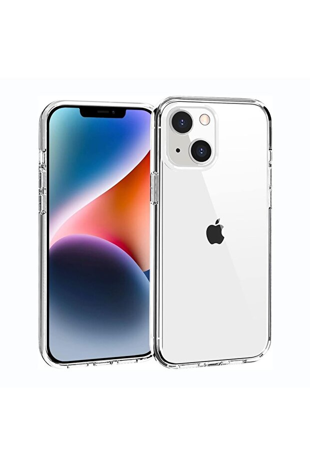 غطاء حماية شفاف لجهاز iPhone 13 | شفاف - 1