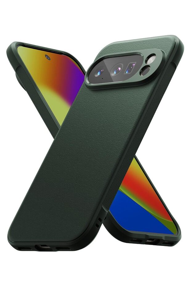 Google Pixel 10 Pro Case Cover | Onyx Series |Dark Green