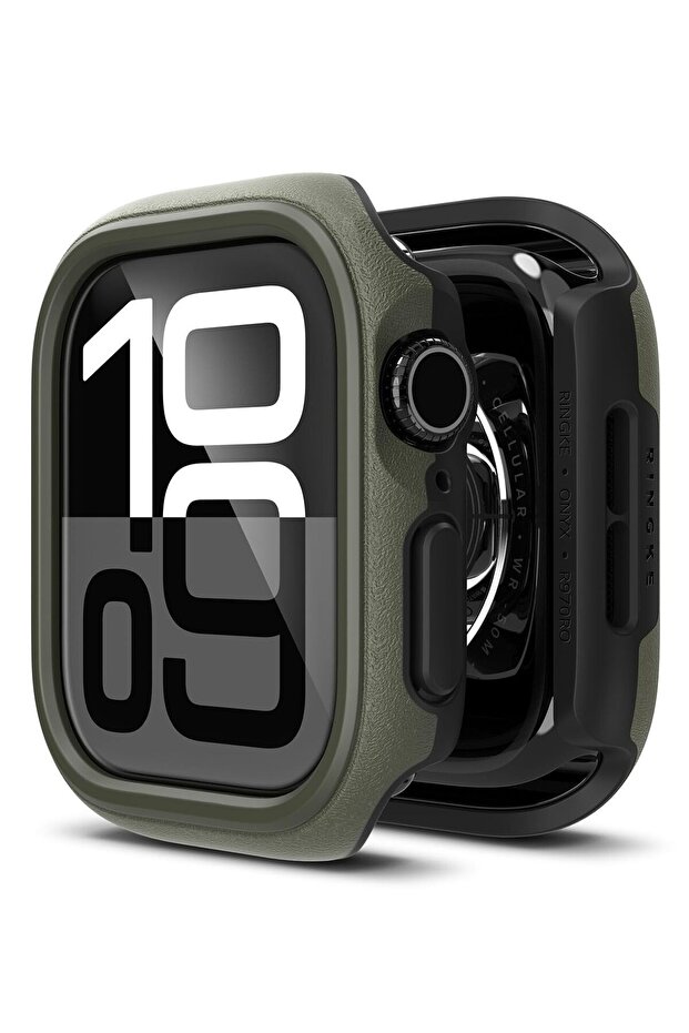 Apple Watch 10 46 mm Case Cover | Onyx | Dark Green