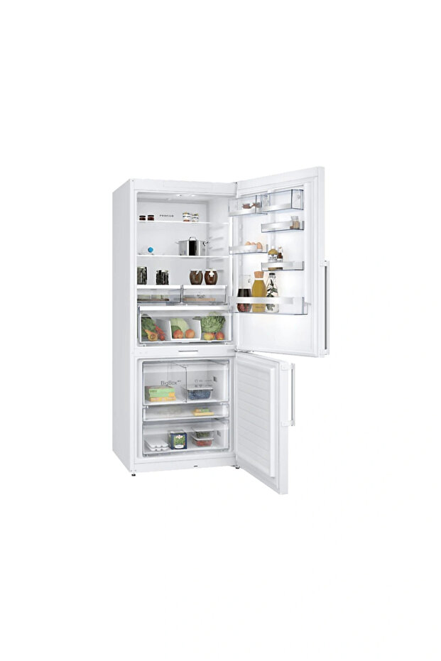 BD3076WCAP C Enerji Sınıfı 526 L Alttan Donduruculu No-Frost Buzdolabı Beyaz - 1