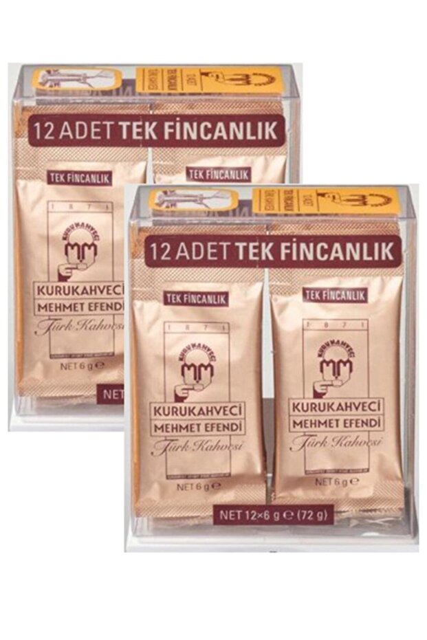 Kurukahveci Turkish Coffee Single Cup 6 Gr X 24