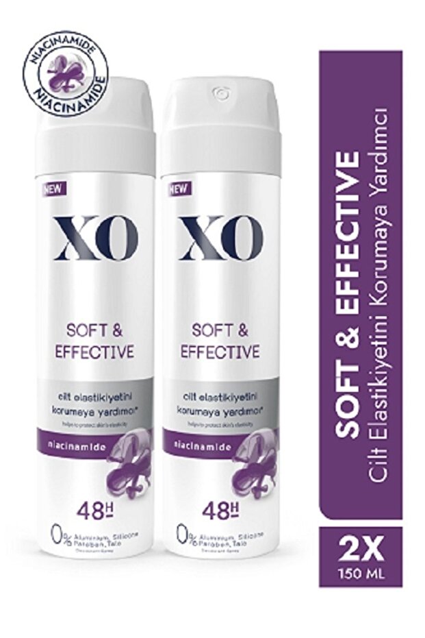 DEODORANT BUNDLE SOFT&EFFECTİVE WOMEN 150 ML 2 ADET - 1