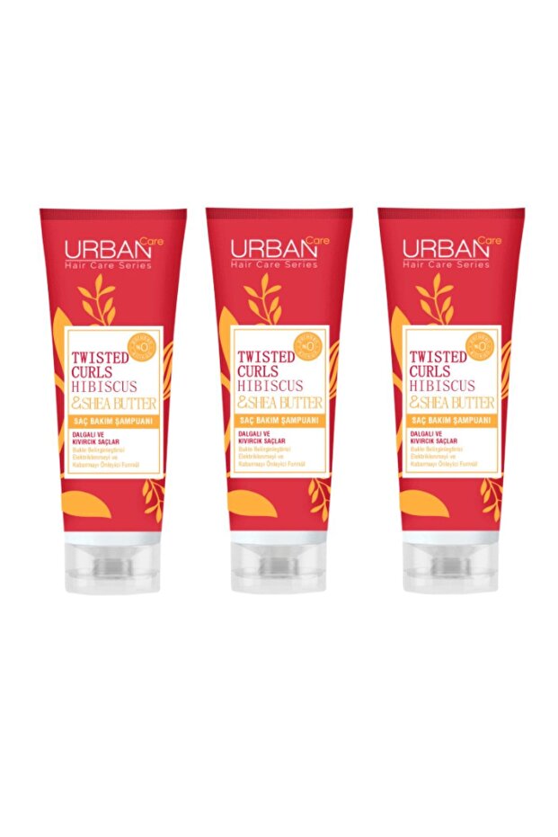 Shampoo 250 ml Curl Hibiscus Water 3 Pieces