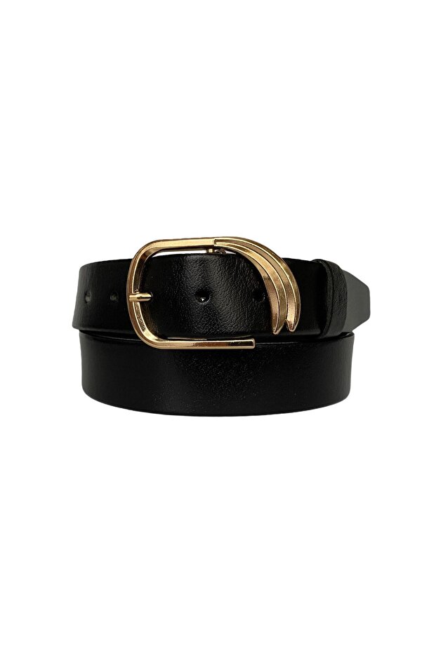Genuine Leather Gold Buckle Women's Jeans, Sports Belt 4 Cm=an-byn-35