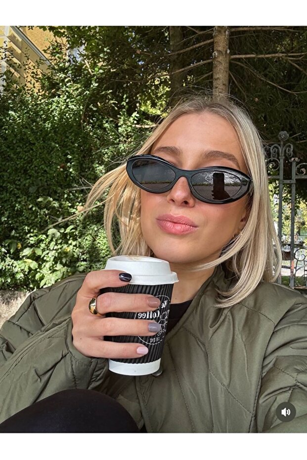 Wonderful Black Cat Eye Sunglasses Unisex Pr Model Cat Eye Light Weight Popular Eyewear