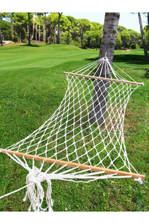 Çift Kişilik Tek Kat El Örgülü Hamak 190X120 - 3