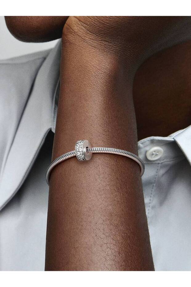 Şeffaf Pavé Klips Charm - 6