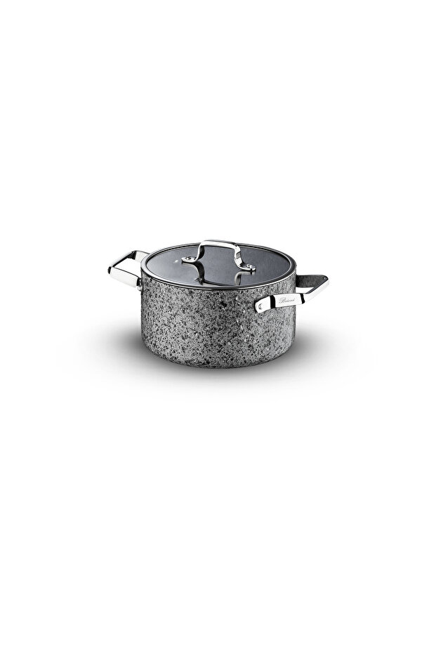 Stone-Age 22 cm Non-Scratch Fireproof Non-Stick Induction Deep Pot
