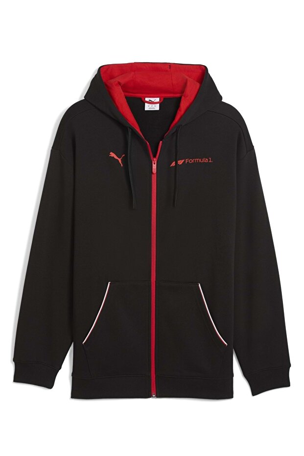 F1 Essential+ Fullzip Hoodie Jacket 632653-01 Men's Tracksuit Top Black