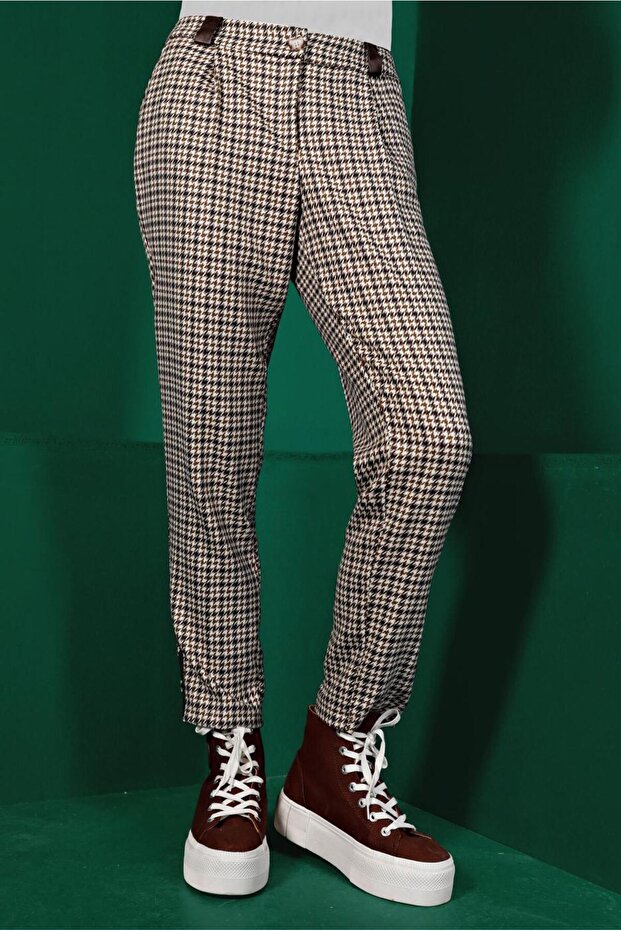 بنطلون منقوش بنقشة الدببة 70443 - 3