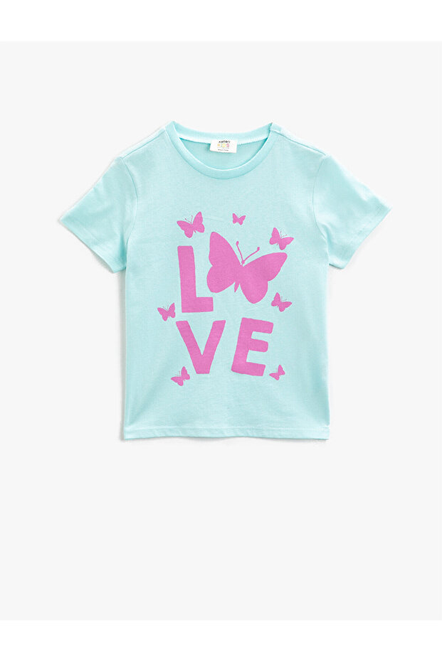 Written T-Shirt Cotton Short Sleeve Crew Neck