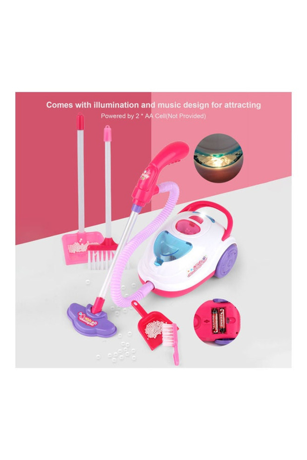 مجموعة أدوات ماكينة المكنسة الكهربائية للأطفال - 5