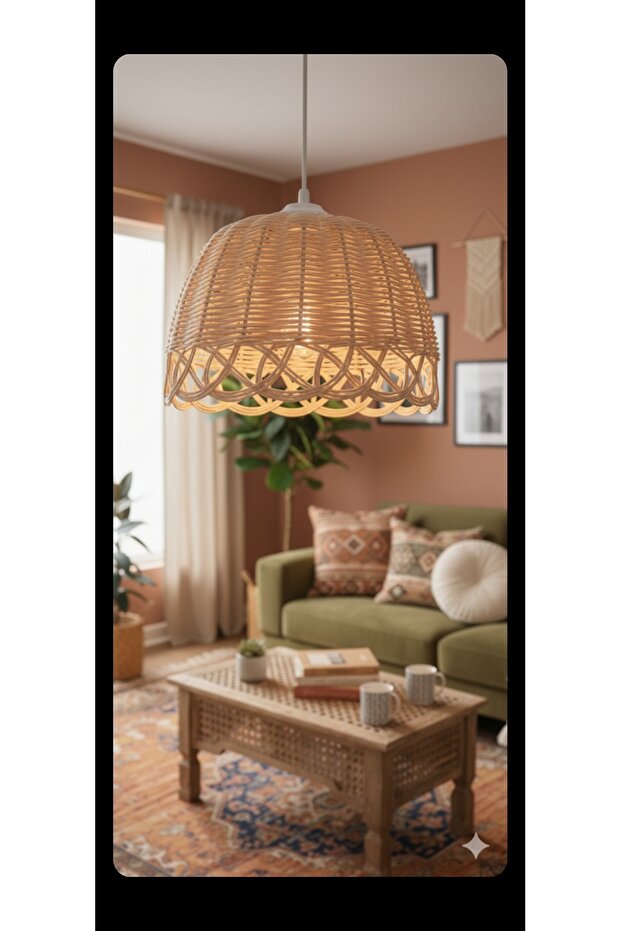 Rattan Bohem Avize - 1