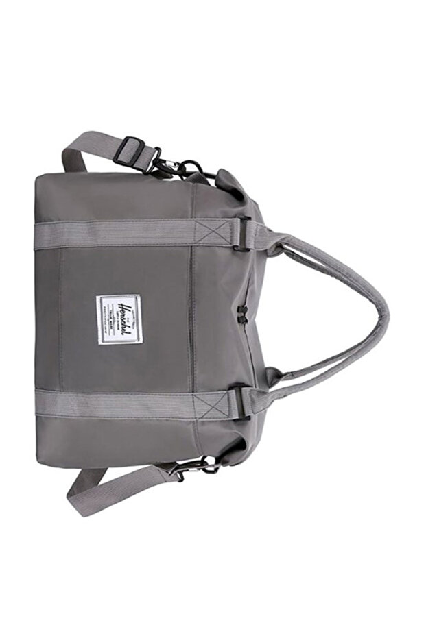 Solid Pattern Travel Bag Grey - 3