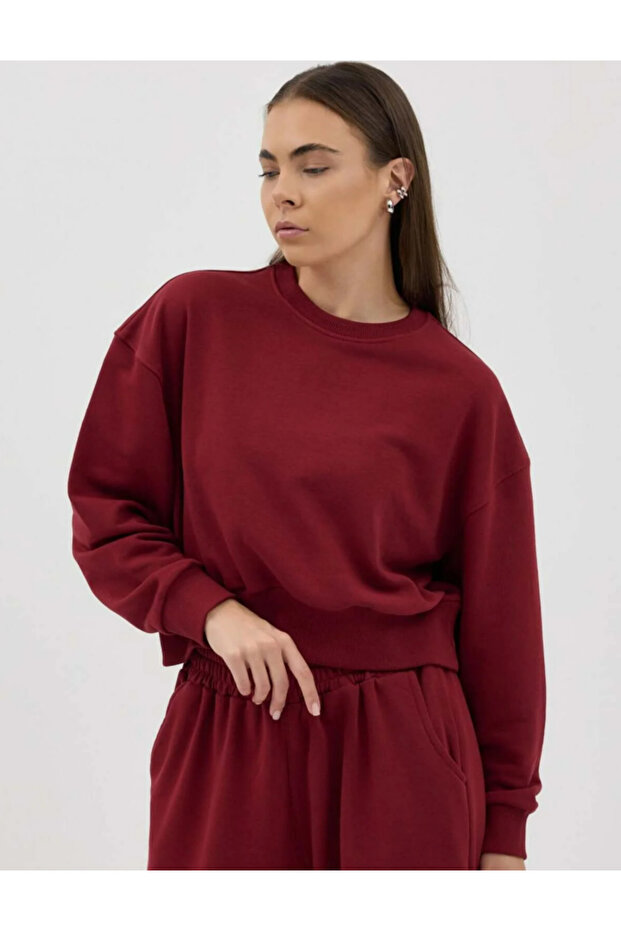 Cozy Bisiklet Yaka Sweatshirt - 6