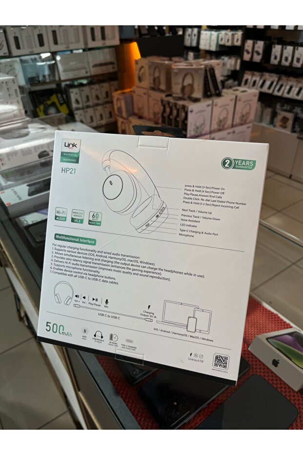 HP21 Kulak Üstü Bluetooth Kulaklık - 8