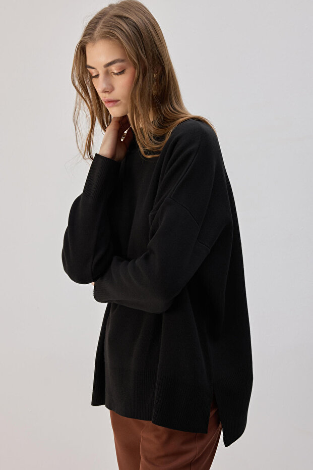 DİK YAKA BASIC TRİKO KAZAK - 5