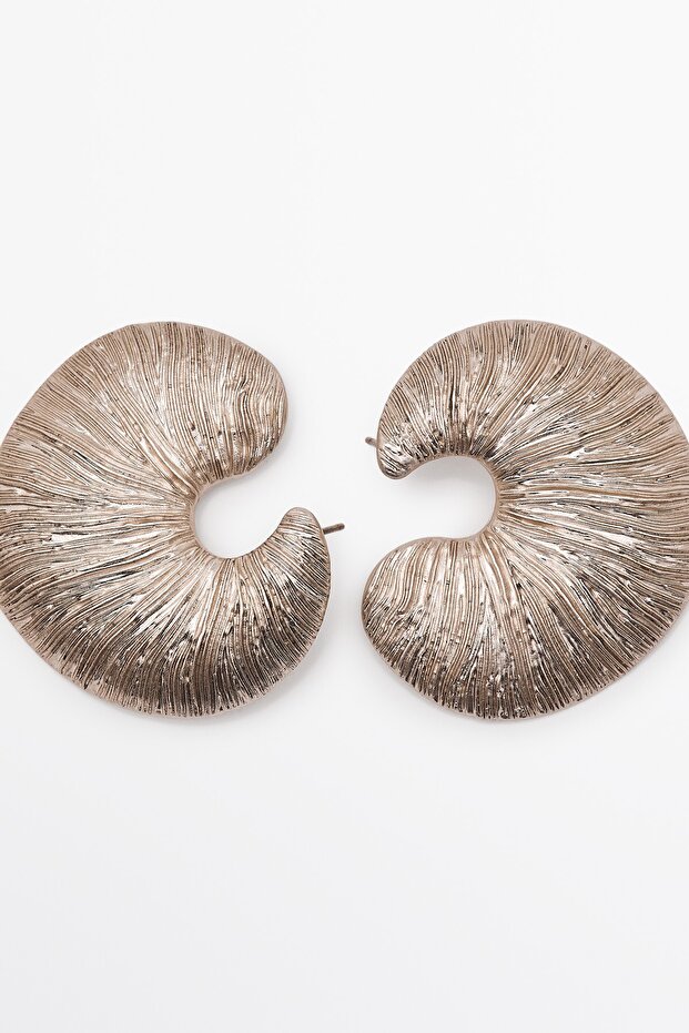 Fosil halka küpe - 4