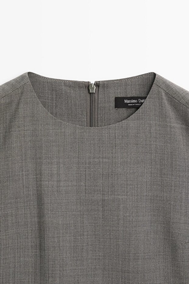 Kısa melanj elbise - 6