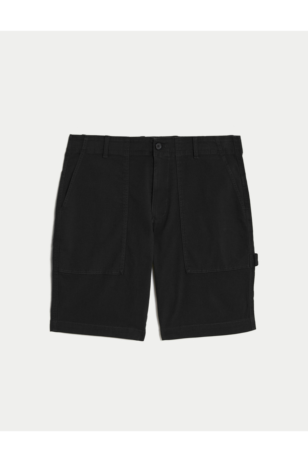 Regular Fit Utility Şort - 5