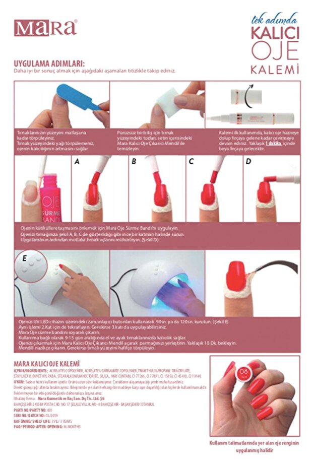 Kalıcı Oje Kalemi 02 White - 4