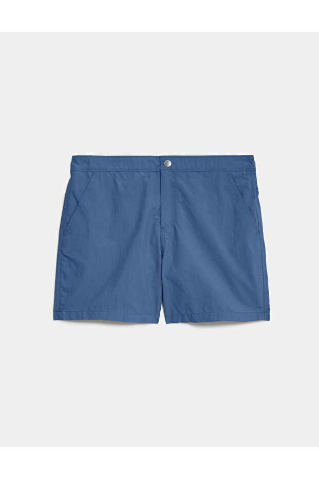 Regular Fit Quick Dry Deniz Şortu - 5