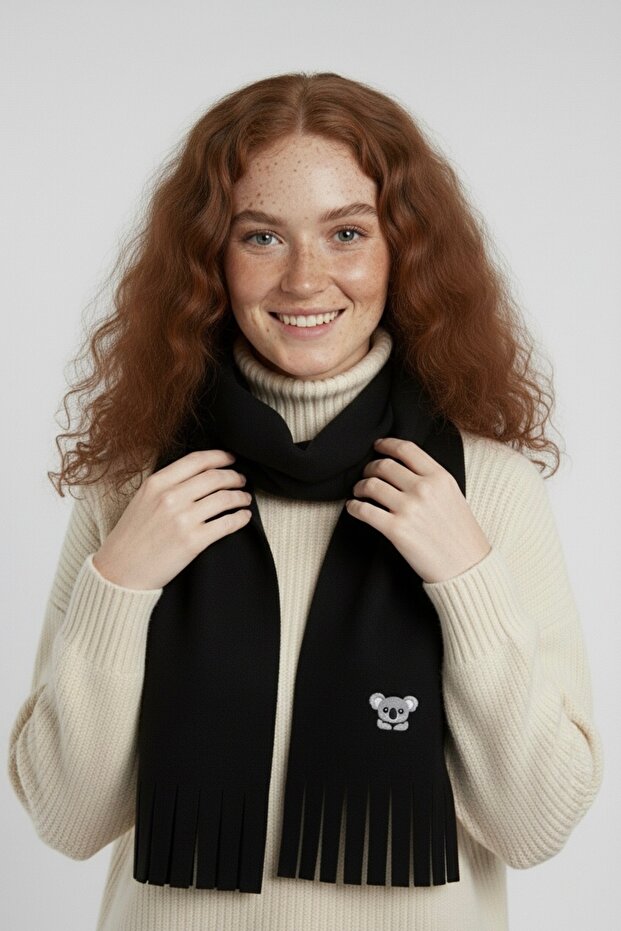 Koala Nakışlı Atkı - 1